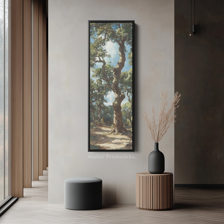 Ancient Oak Framed Canvas Wall Art For Living Room