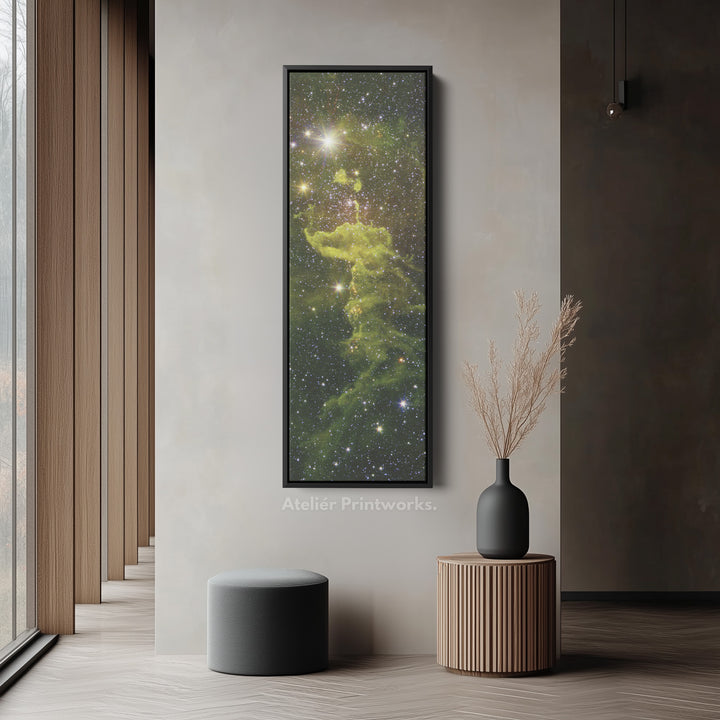 Large Framed Canvas Vertical Wall Art Nebula Hubble