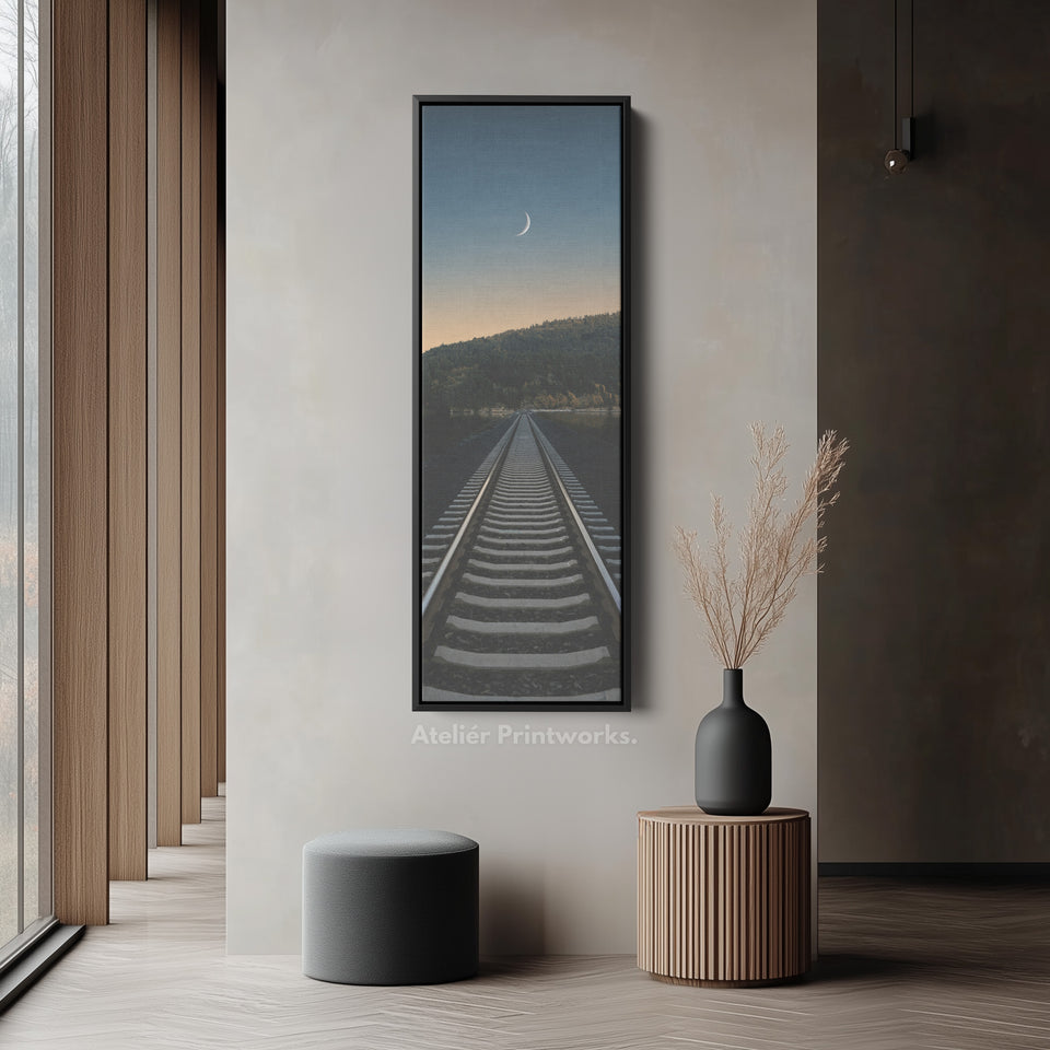 Railway Narrow Vertical Wall Art