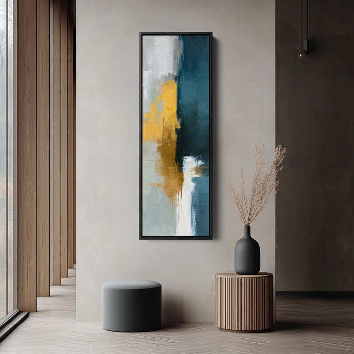 Portrait Wall Art Abstract Colour Block Composition For Office