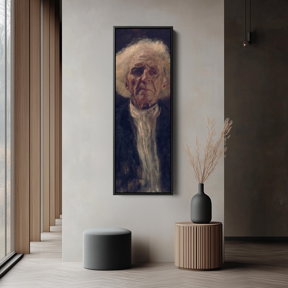 Gustav Klimt Long Wall Art Portrait Study Of Old Man For Living Room