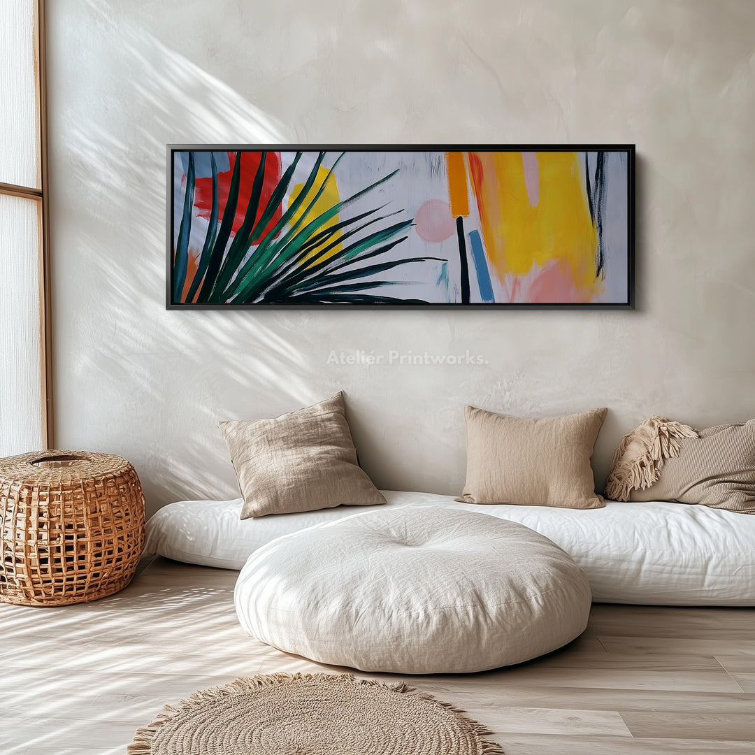 Long Abstract Horizontal Wall Art - H0005