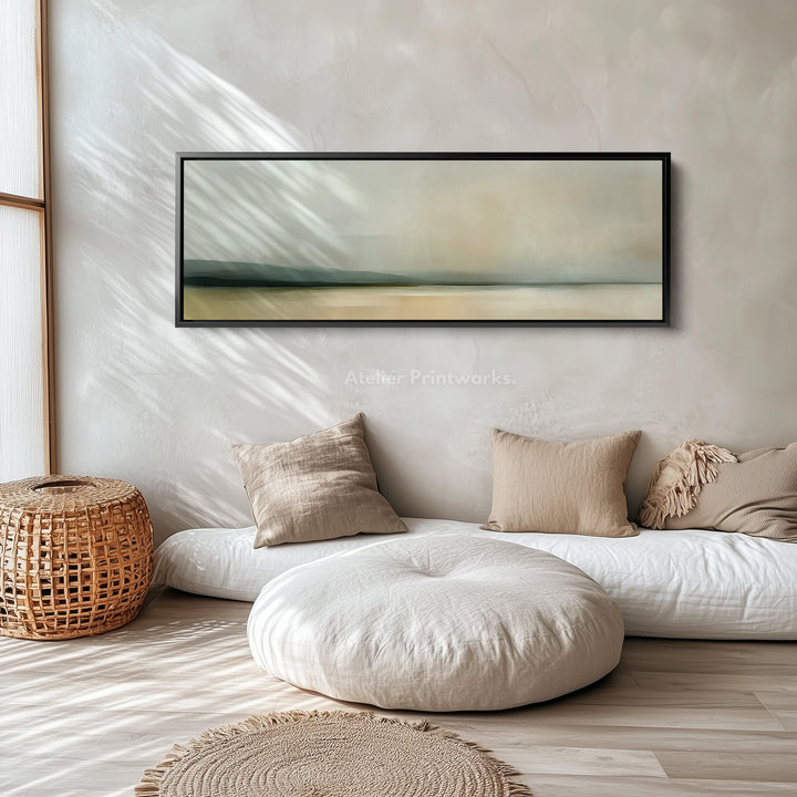 Abstract Beach Large Framed Wall Art - H0043