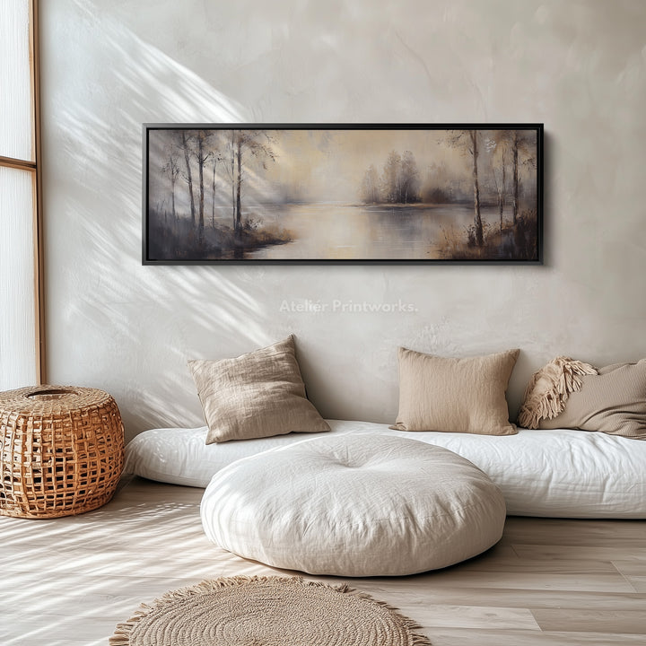 Vintage River Long Narrow Horizontal Wall Decor - H0211