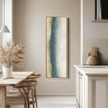 Tall Slim Vertical Long Abstract Canvas Wall Decor - Atelier Printworks