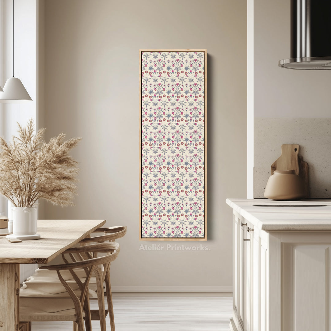 William Morris Daisy Vertical Long Narrow Wall Art - V0299