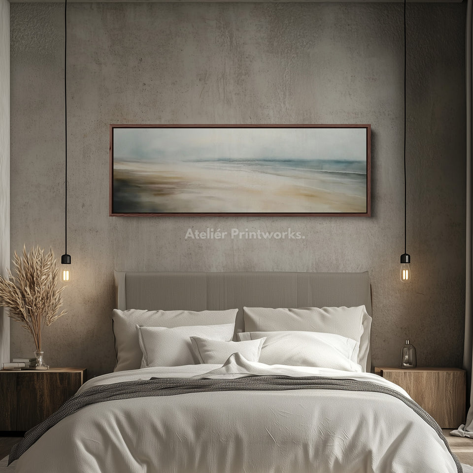 Abstract Landscape horizontal Large Wall Art Framed Canvas