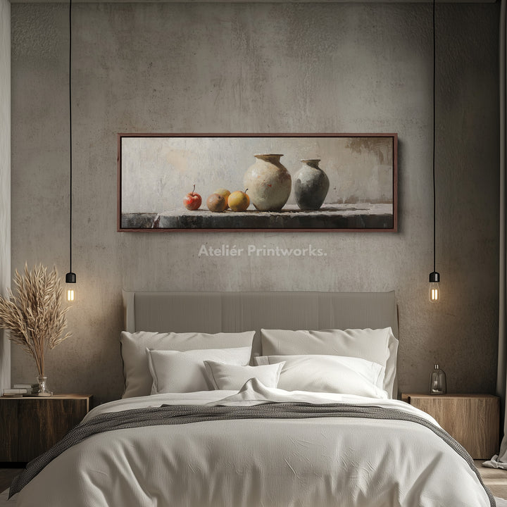 Keuken Lang Smal Muurkunst Groot Ingelijst Canvas Schilderij