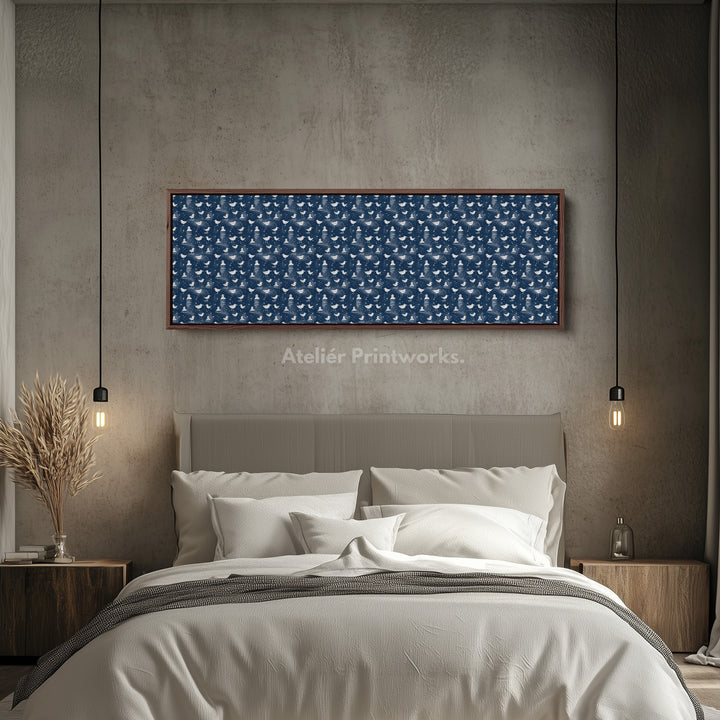 Meeuwen & Vuurtorens Lange Smalle Panoramische Muurdecoratie