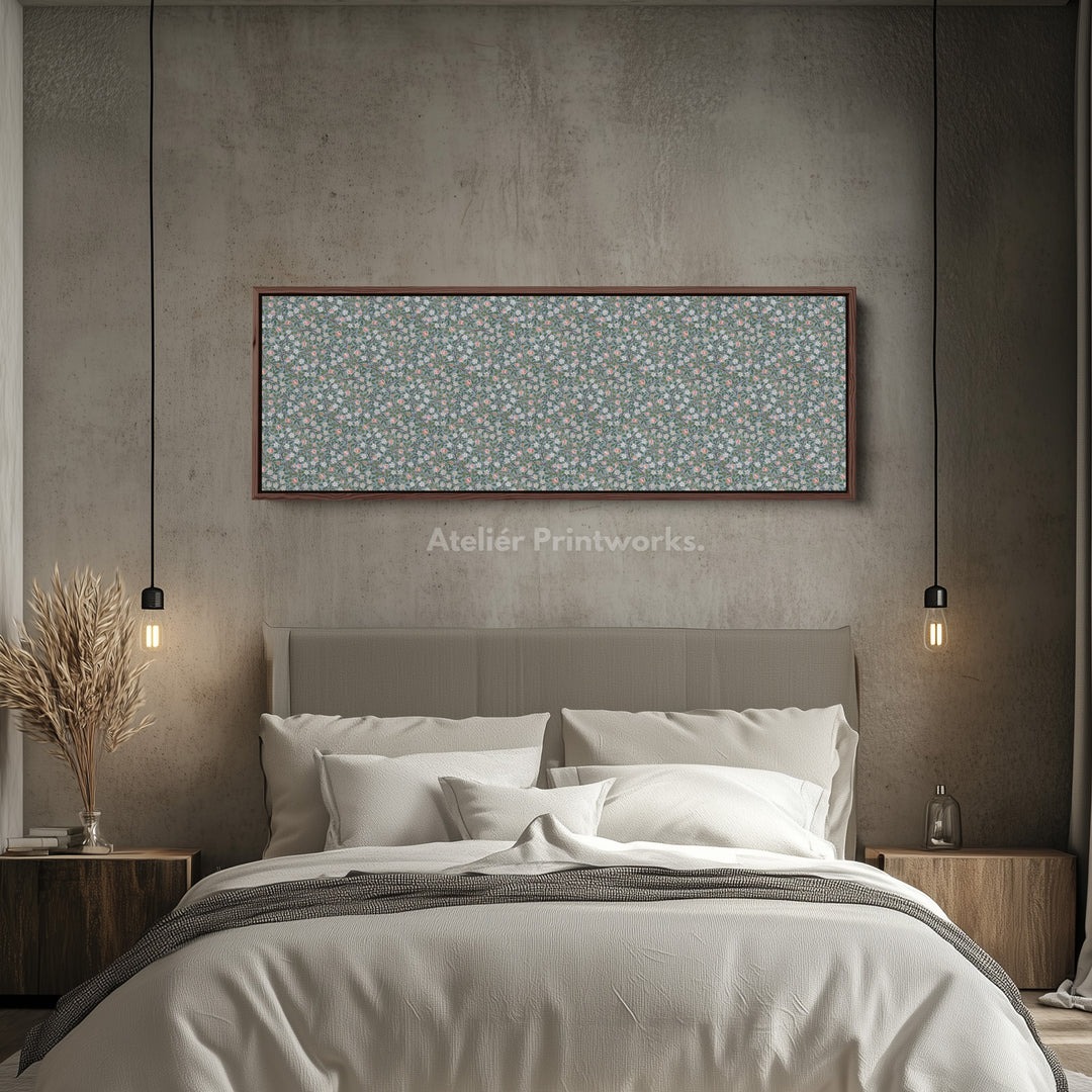 Horizontale wanddecoratie William Morris Klaver