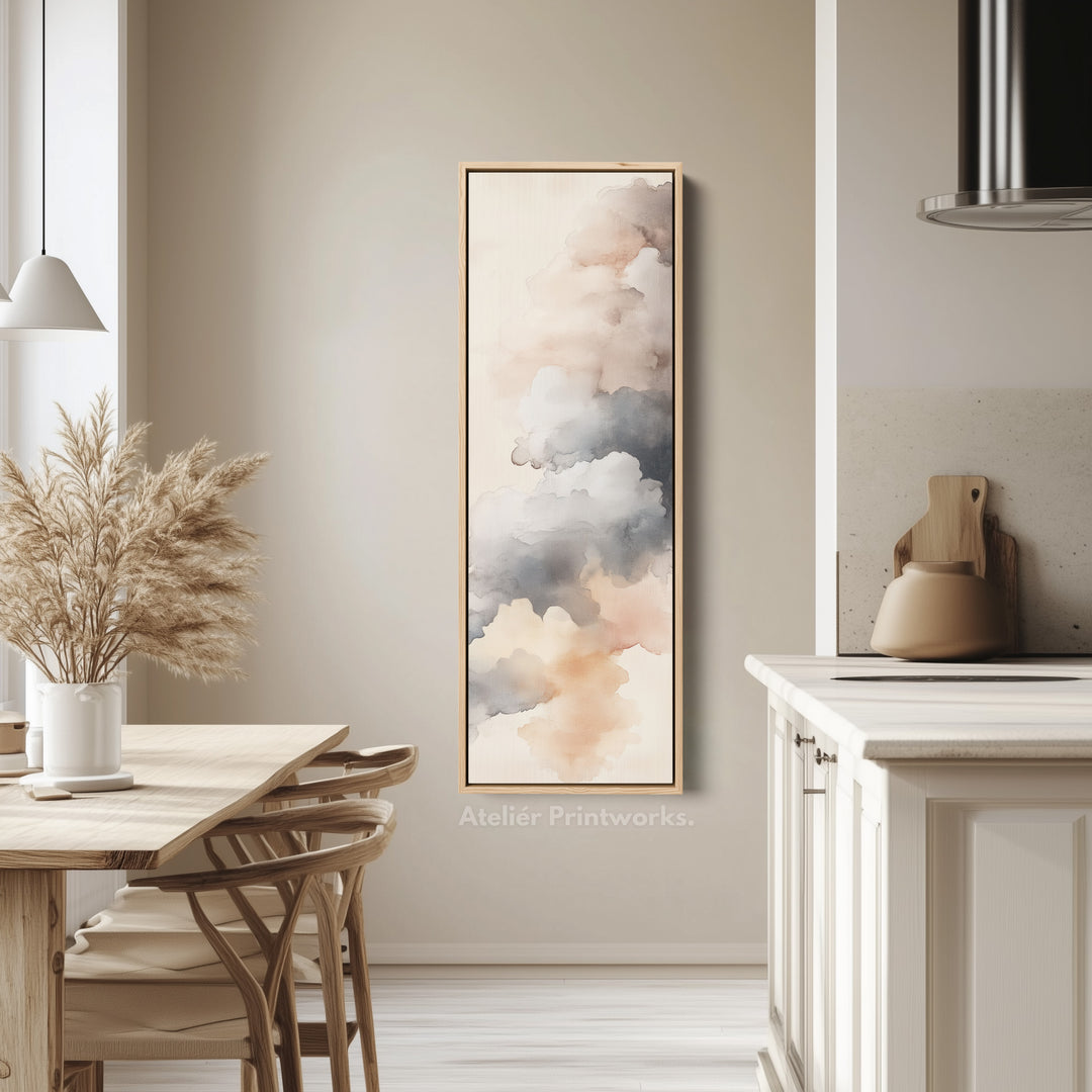 Tall Skinny Vertical Cloud Wall Art