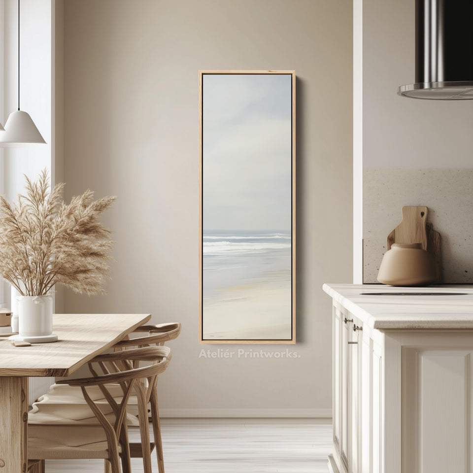 Lange Muurkunst Abstract Strand Groot Canvas Decor