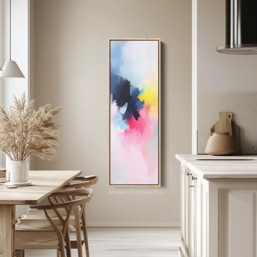 Vertical Long Wall Art Abstract Large Canvas Decor