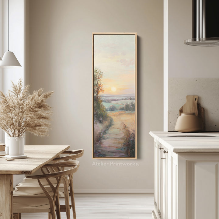 Long Narrow Vertical Large Wall Decor English Countryside