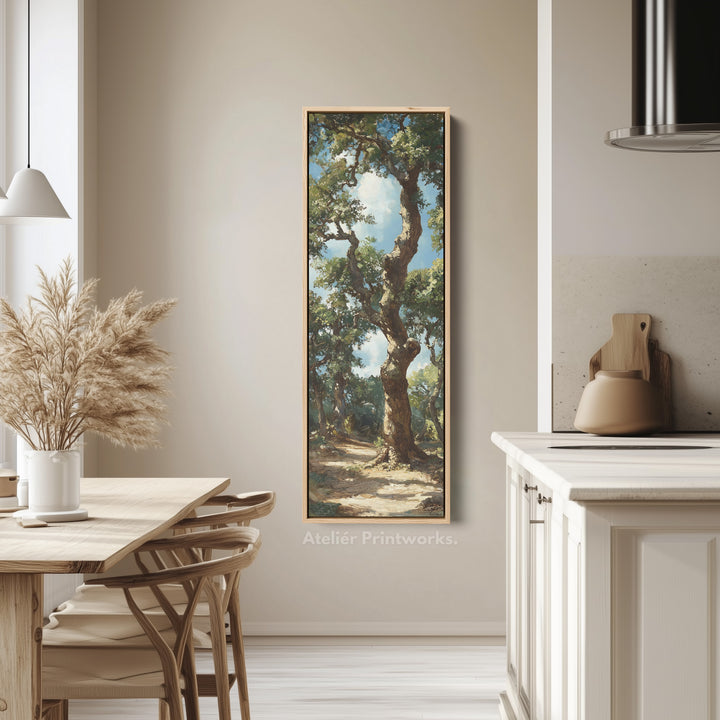 Ancient Oak Framed Canvas Wall Art For Living Room