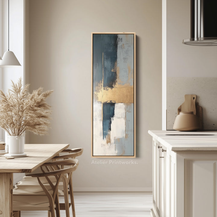 Minimalist Gold Long Vertical Wall Art