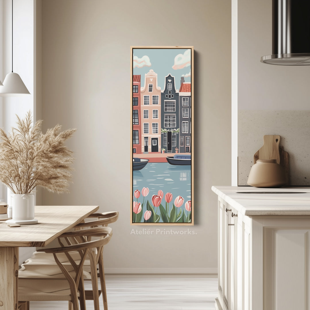 Amsterdam Vertical Bedroom Wall Art