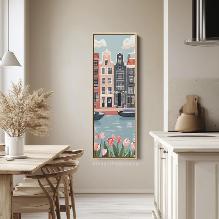 Amsterdam Vertical Bedroom Wall Art