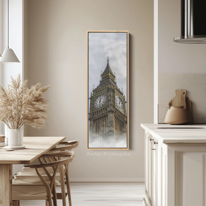 Big Ben London Framed Vertical Wall Art