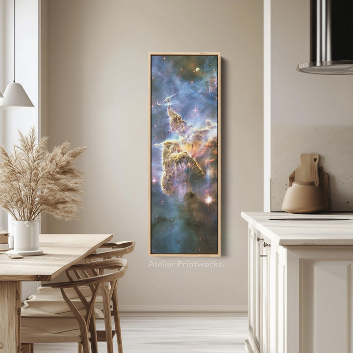 Vertical Wall Decor Hubble Nebula NASA Photograph