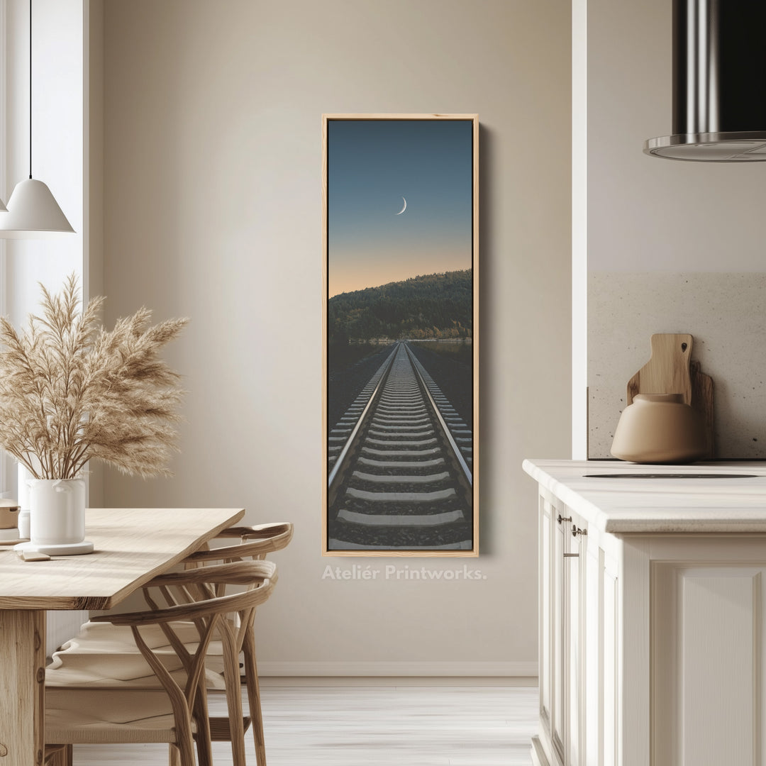 Railway Narrow Vertical Wall Art