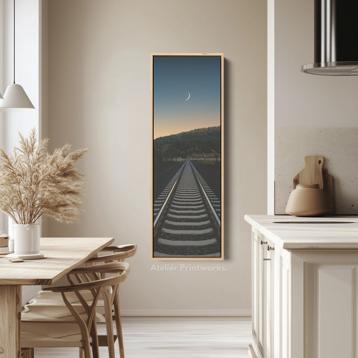 Railway Narrow Vertical Wall Art