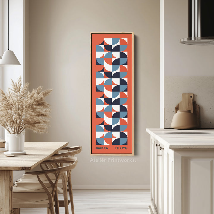 Vertical Pink Terracotta Decor Bauhaus Mid Century