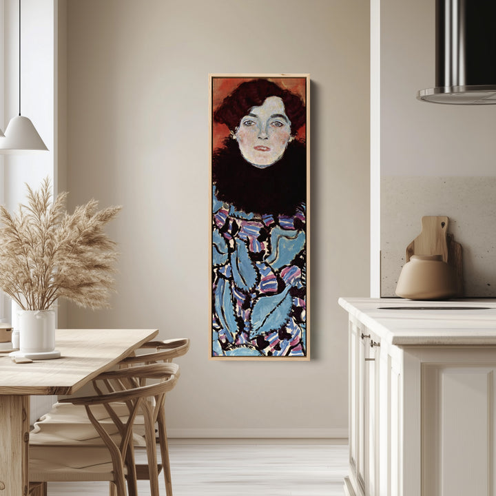 Gustav Klimt Large Wall Art Portrait Of Johanna Staude For Bedroom