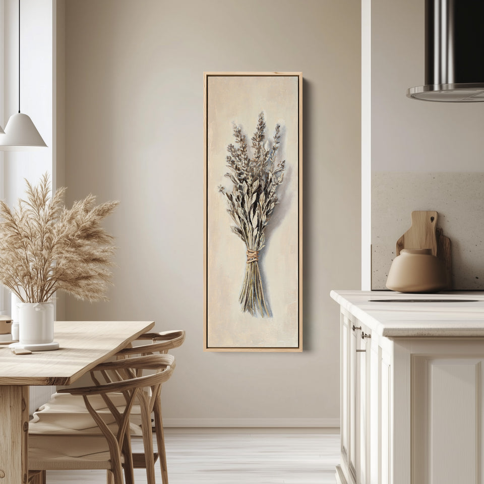Large Wall Art Dried Botanical Bundle For Office Neutral Decor
