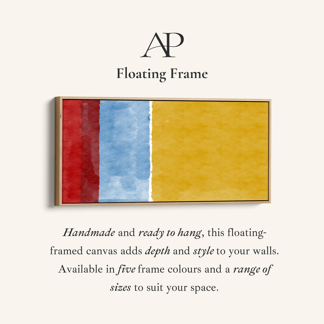 Wide Wall Art Vertical Stripe Trio Statement Wall Decor Office