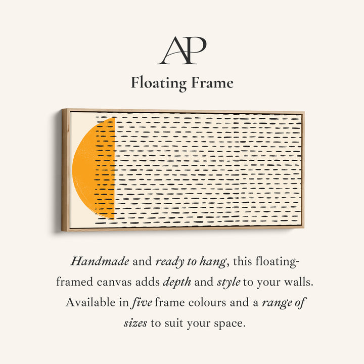 Wide Canvas Yellow Half Circle Pattern Extra Wide Canvas Kitchen