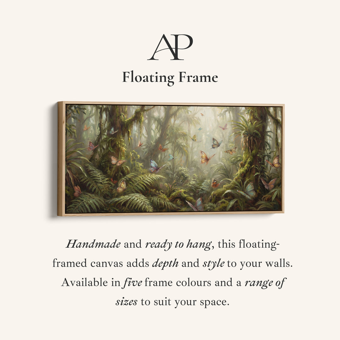 Enchanted Forest horizontal wall art Butterflies Statement Wall Decor Bedroom