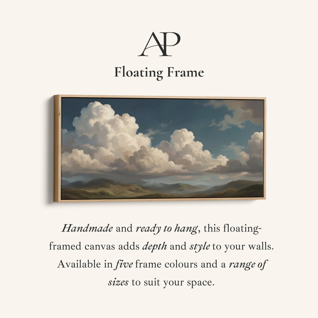 Clouds Over Hills Large Wall Art Oversized Wall Decor For Office