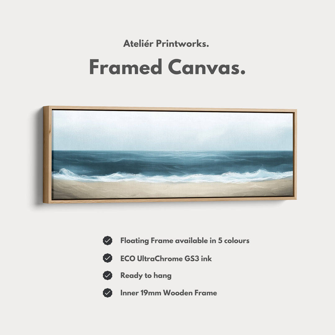 Abstract Beach Large Canvas Wall Art - H0041