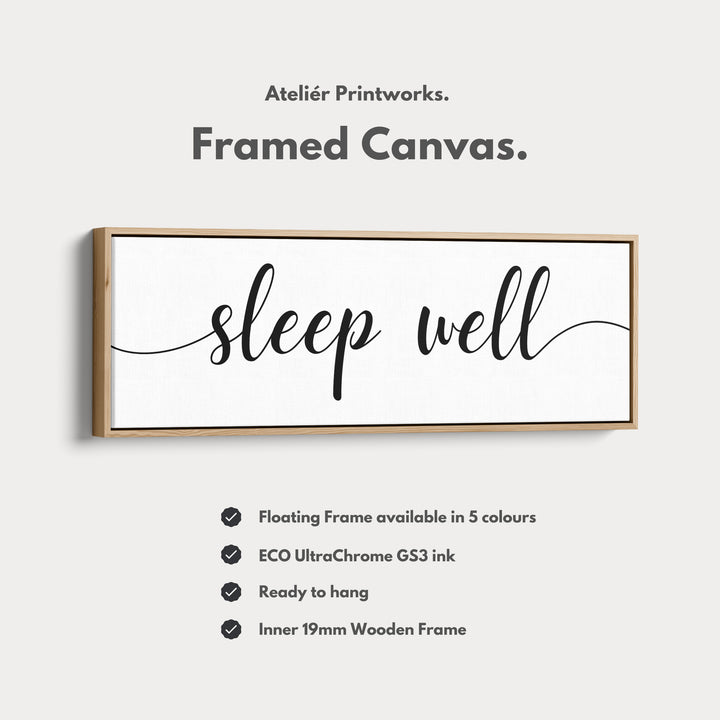 Master Bedroom Above Bed Wall Art - Sleep Well - H0321