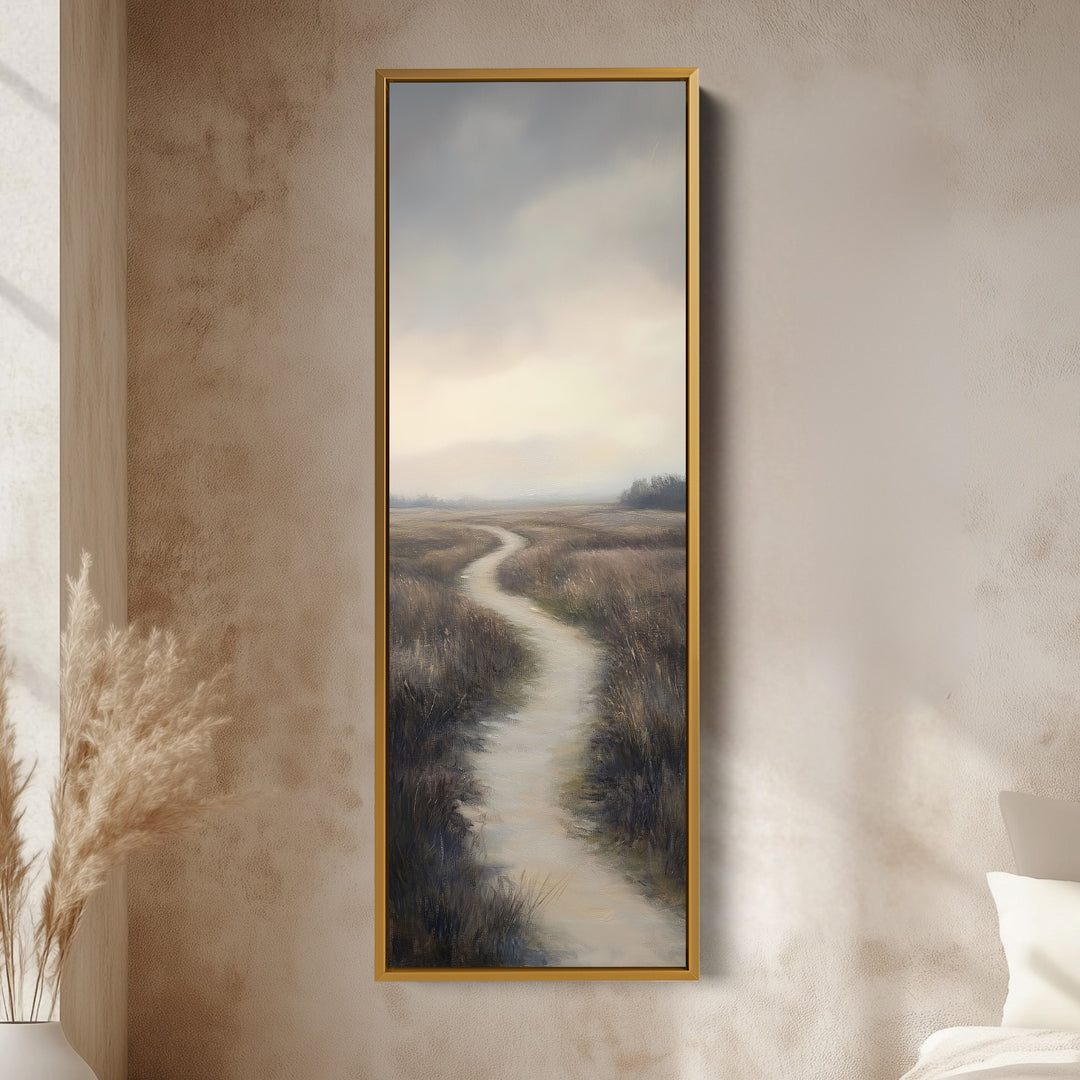 Winding Path Tall Vertical Wall Decor