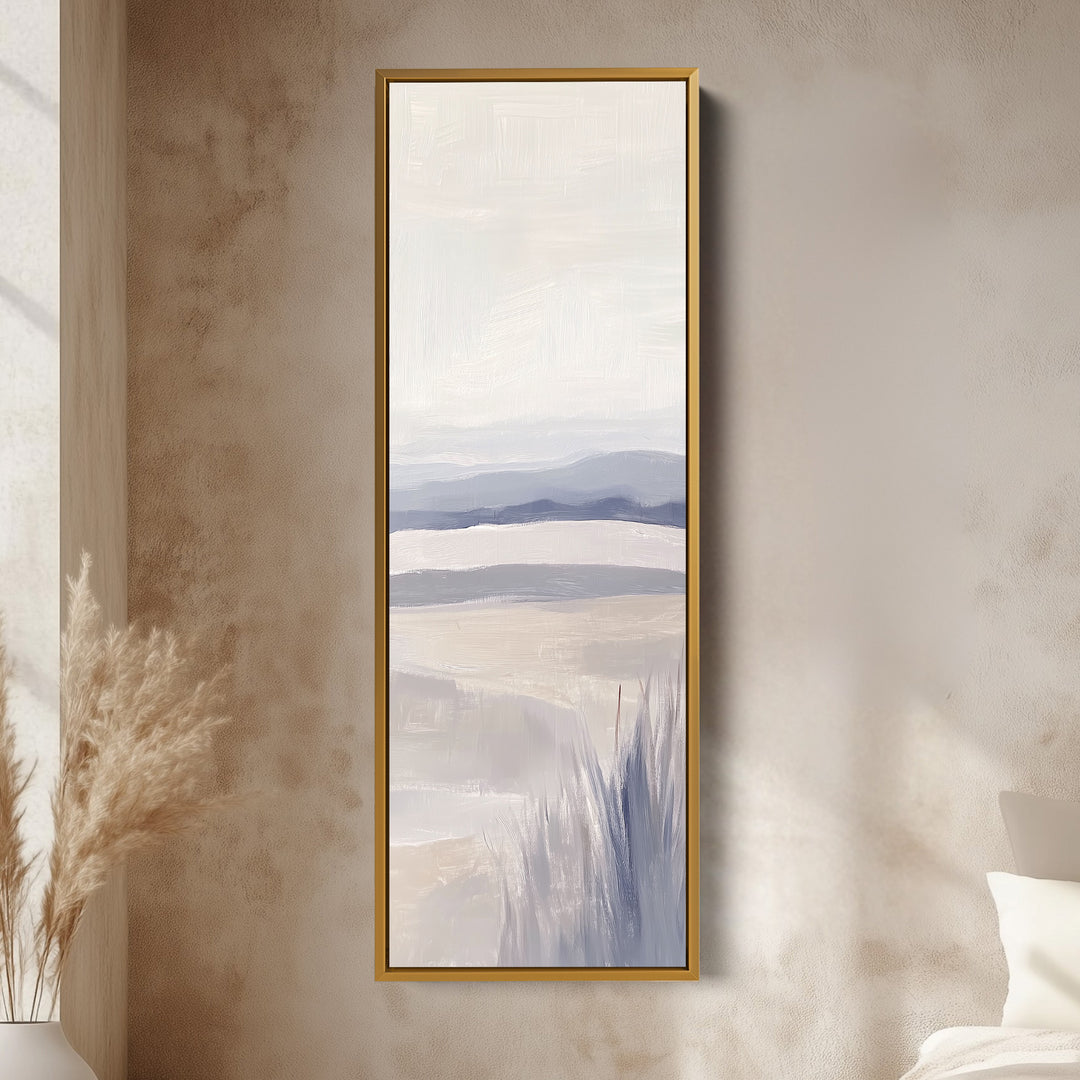 Long Tall Vertical Wall Art - Abstract Landscape Canvas