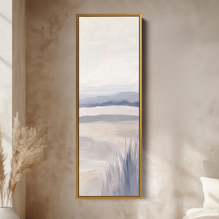Long Tall Vertical Wall Art - Abstract Landscape Canvas
