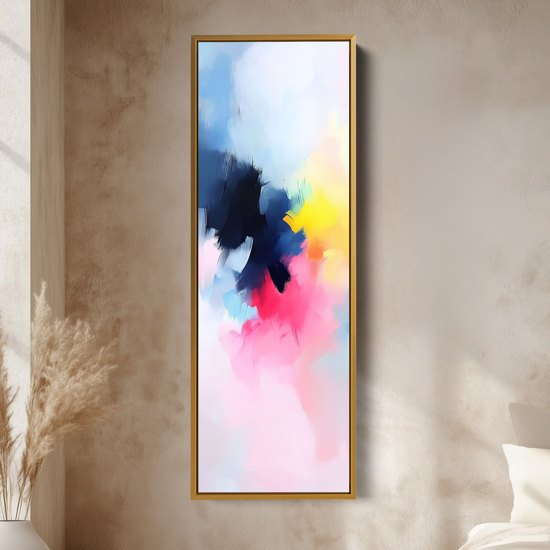 Vertical Long Wall Art Abstract Large Canvas Decor