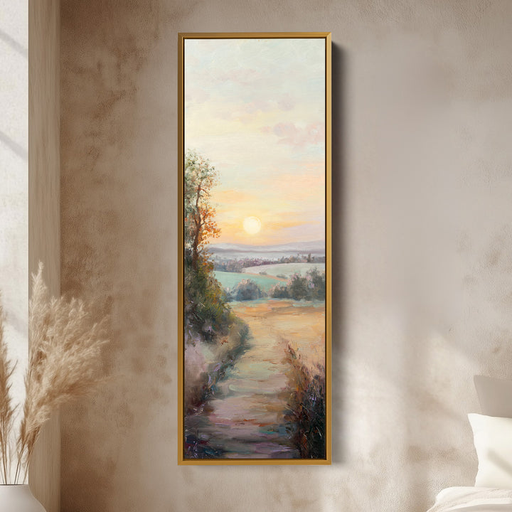 Long Narrow Vertical Large Wall Decor English Countryside