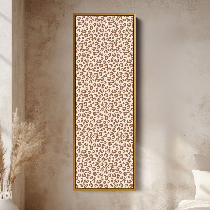 Leopard Print Vertical Tall Long Wall Art