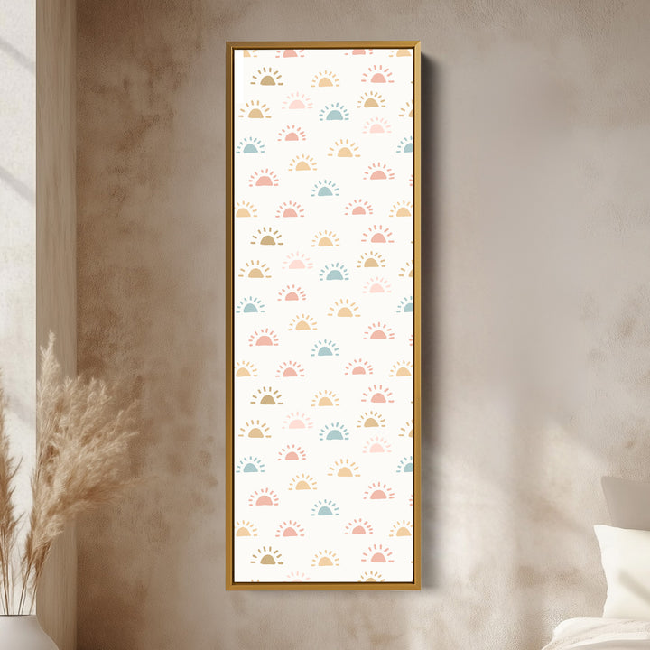 Vertical Kids Room Wall Decor Sun Doodle