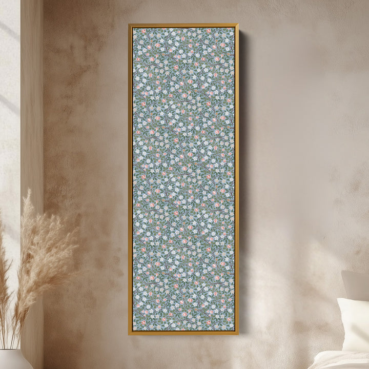 William Morris Clover Vertical Long Narrow Wall Art