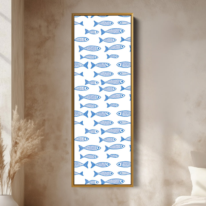 Sardines Vertical Kitchen Long Wall Decor