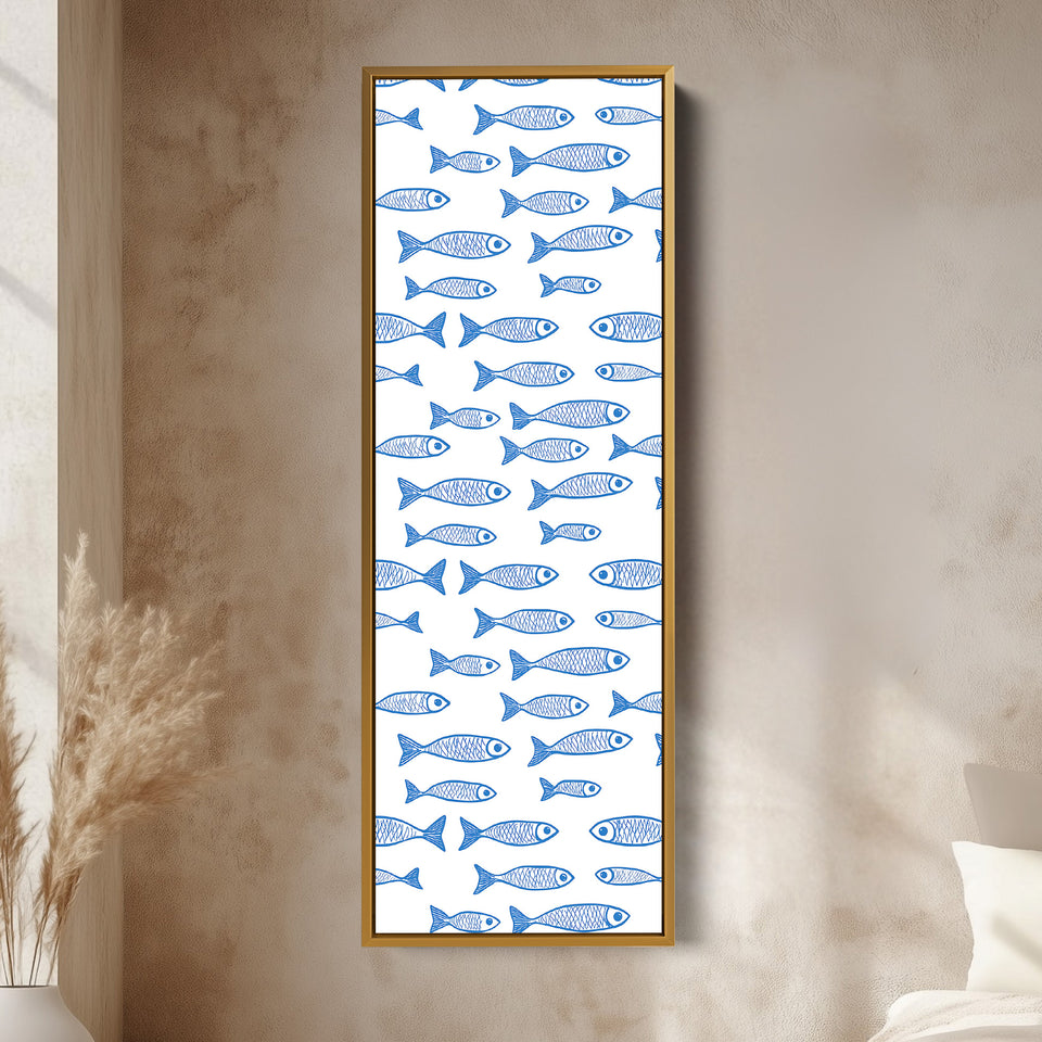 Sardines Vertical Kitchen Long Wall Decor