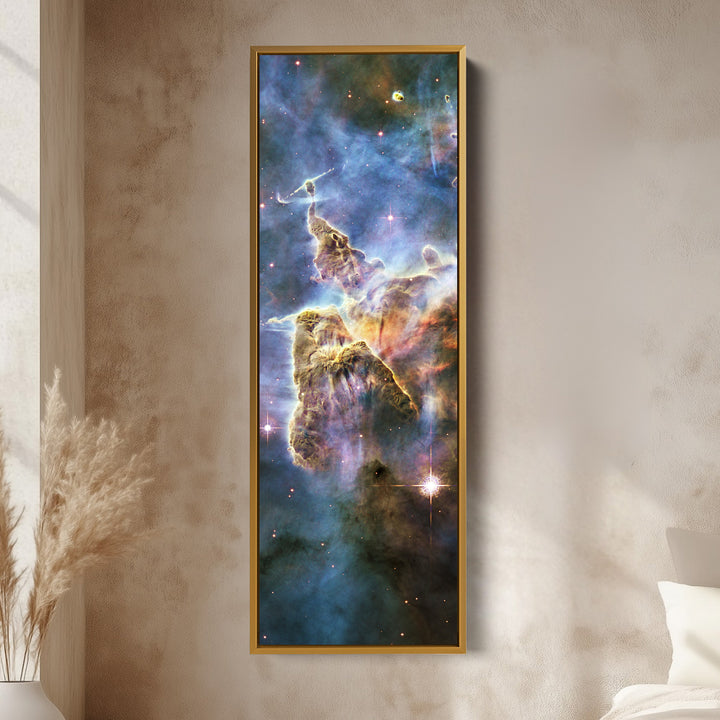 Vertical Wall Decor Hubble Nebula NASA Photograph