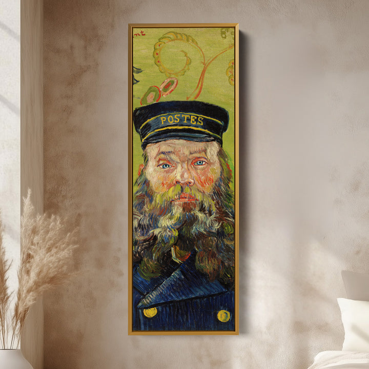 Van Gogh The Postman Narrow Vertical Wall Art