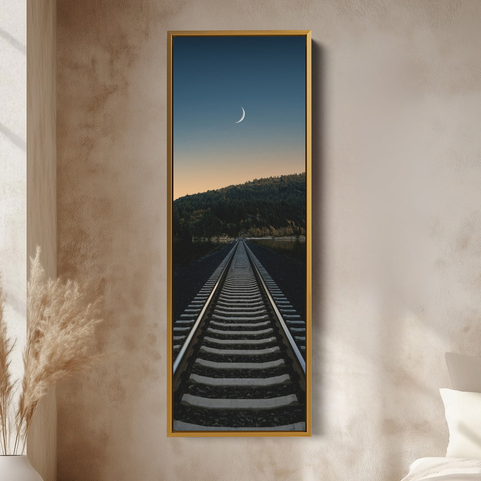 Railway Narrow Vertical Wall Art
