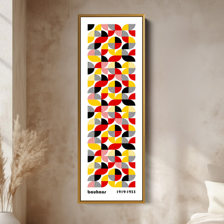 Long Narrow Mid Century Bauhaus Wall Decor