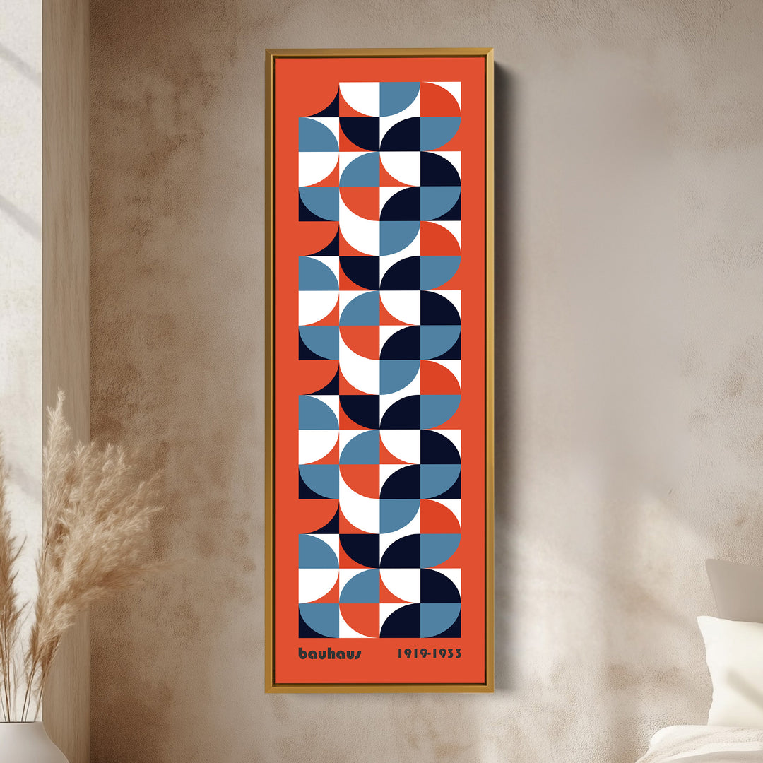 Vertical Pink Terracotta Decor Bauhaus Mid Century